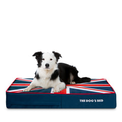 Replacement Outer Cover (No Mattress) for The Dog's Bed Orthopaedic, Veterinary Approved (Central UK Flag)