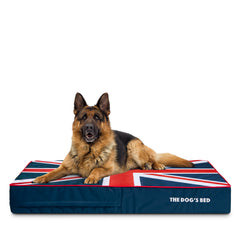 Replacement Outer Cover (No Mattress) for The Dog's Bed Orthopaedic, Veterinary Approved (Central UK Flag)