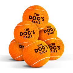 The Dog's Balls - 6 Strong Dog Tennis Balls