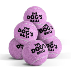 The Little Dog's Balls - 6 Strong Little Dog Tennis Balls