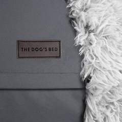 The Dog’s Bed Sound Sleep Nest Bed, Donut Dog Bed, Supportive Dog Bed Covers, Veterinary Approved (Ice White)