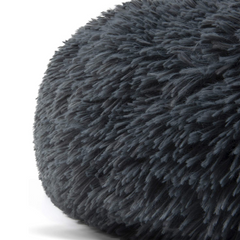 The Dog’s Bed Sound Sleep Nest Bed, Donut Dog Bed, Supportive Dog Bed Covers, Veterinary Approved (Dark Grey)