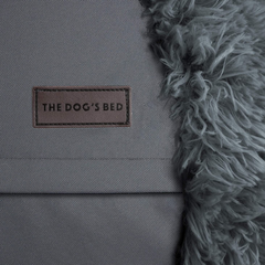 The Dog’s Bed Sound Sleep Nest Bed, Donut Dog Bed, Supportive Dog Bed Covers, Veterinary Approved (Dark Grey)