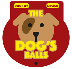 The Dog's Balls - 12 Strong Dog Tennis Balls