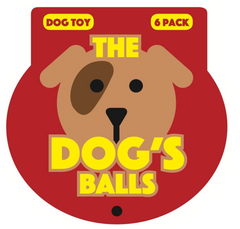 The Dog's Balls - 6 Strong Dog Tennis Balls