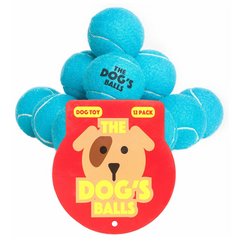 The Dog's Balls - 12 Strong Dog Tennis Balls