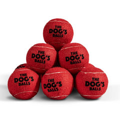 The Dog's Balls - 6 Strong Dog Tennis Balls