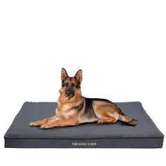 The Dog’s Bed Orthopaedic Egg Crate Foam Dog Bed with Standard Support (Grey Plush)