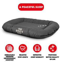 The Dog’s Bed – Supportive Dog Bed with Raised Sides, Calming Surface – CertiPUR-Certified Foam