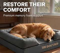 The Dog’s Bed Replacement Inner Foam Mattress with Waterproof Liner for bed with bolster – CertiPUR-Certified Foam