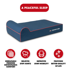 The Dog’s Bed Orthopaedic Dog Bed, Headrest Waterproof Memory Foam Dog Bed