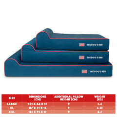The Dog’s Bed Orthopaedic Dog Bed, Headrest Waterproof Memory Foam Dog Bed