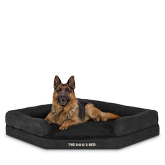 The Dog’s Bed Orthopaedic Dog Corner Bolster Bed, Memory Foam S-XXXL, Waterproof, Dog Pain Relief for Arthritis, Hip & Elbow Dysplasia, Post Surgery, Lameness, Washable Cover