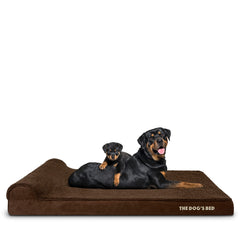 The Dog’s Bed Orthopaedic Dog Bed, Headrest Waterproof Memory Foam Dog Bed