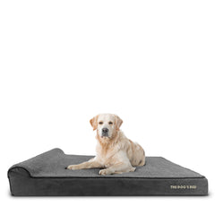The Dog’s Bed Orthopaedic Dog Bed, Headrest Waterproof Memory Foam Dog Bed