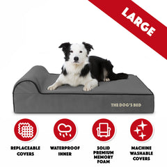 The Dog’s Bed Orthopaedic Dog Bed, Headrest Waterproof Memory Foam Dog Bed