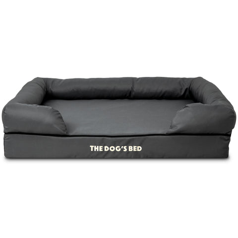 Replacement Outer Cover (No Mattress) for The Dog's Bed Orthopaedic with Bolster, Veterinary Approved (Grey with Black Trim)