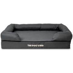 Replacement Outer Cover (No Mattress) for The Dog's Bed Orthopaedic with Bolster, Veterinary Approved (Grey with Black Trim)