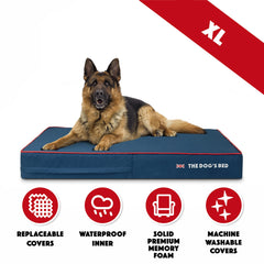 The Dog’s Bed Orthopaedic, Dog Bed Replacement Cover, Waterproof Memory Foam Dog Bed