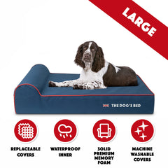 The Dog’s Bed Orthopaedic Dog Bed, Headrest Waterproof Memory Foam Dog Bed