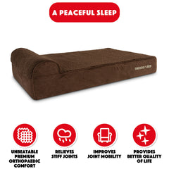The Dog’s Bed Orthopaedic Dog Bed, Headrest Waterproof Memory Foam Dog Bed