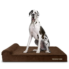 The Dog’s Bed Orthopaedic Dog Bed, Headrest Waterproof Memory Foam Dog Bed