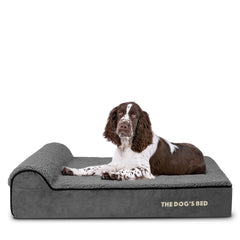 The Dog’s Bed Orthopaedic Dog Bed, Headrest Waterproof Memory Foam Dog Bed