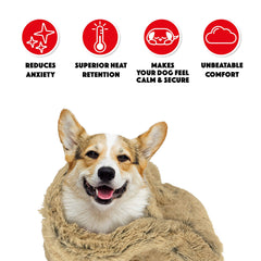 The Dog’s Blanket Sound Sleep Donut Dog Blanket, Soft, Calming, Anti-Anxiety Snuggler Blankets