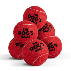 The Dog's Balls - 6 Strong Dog Tennis Balls