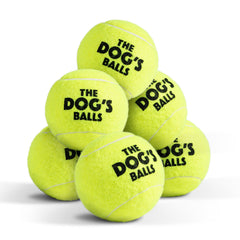 The Dog's Balls - 6 Strong Dog Tennis Balls